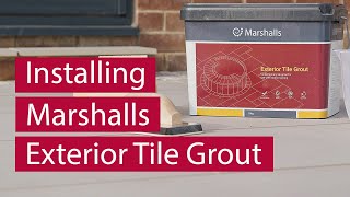 How to grout porcelain and granite paving [upl. by Ainot803]