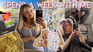 A WEEK IN MY LIFE VLOG  cooking pilates new hair baby girl haul motherhood chats amp more [upl. by Neemsay]