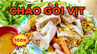 NGON NGON CHÁOGỎIVỊT NGUYÊN CON 400K CHỦ TIẾT LỘ TOÀN VỊT ĂN LÚA Saigons Best [upl. by Hole]