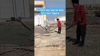 The troweling machine gone wrong feed concrete [upl. by Monk]