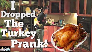 DROPPING THANKSGIVING TURKEY PRANK  Top Boyfriend and Girlfriend Pranks [upl. by Paff]