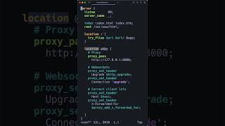 Using Nginx to proxy to your app Not hard shorts nginx [upl. by Lovich15]