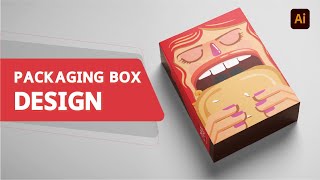 Sub Sandwich Box Design  Restaurant Packaging Design  Food Packaging Design [upl. by Boulanger]