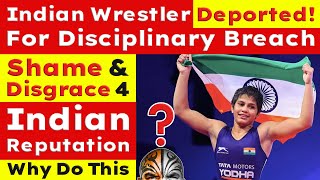 Why Do Our Indians Do This Indian Wrestler Antim Pahal Deported From Paris Olympics  Video 7725 [upl. by Adamik]