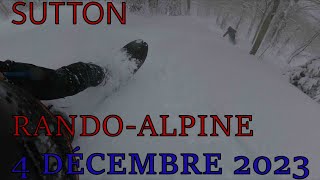 SUTTON RANDO ALPINE 4 DÉCEMBRE 2023 [upl. by Brightman]