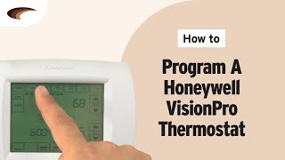 How To Program a Honeywell VisionPro Thermostat [upl. by Sirrep]