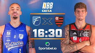 🐊Unifacisa X Flamengo🔴⚫  NBB CAIXA 202324  31032024  Ao vivo e com imagens [upl. by Lyontine]