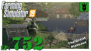 Lets play FS19 The Great Plateaus with KustJidding  Episode 752 [upl. by Ri]