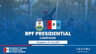 RPF Presidential Campaign  Nyagatare 7 July 2024 [upl. by Walcott]