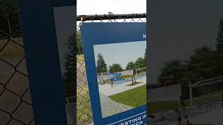 Nay Aug Park Scranton PA pool construction update 09282024 [upl. by Ahsiea]