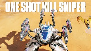 One Shot Kill Dagon Sniping With 6x Volt Weapons in War Robots [upl. by Akirehc]