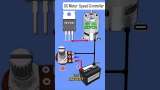 DC Motor Speed Controller Like ❣️ Comment 📋 Share 📤 experiment video DIY diyproject [upl. by Avek]