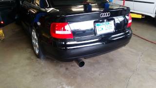 4 inch exhaust b5 s4 [upl. by Luelle]