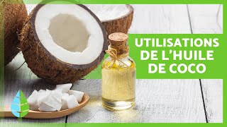 BIENFAITS de lHUILE DE COCO 🥥✅ Propriétés Utilisations et Contreindications [upl. by Ahsyat]