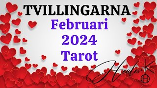 Tvillingarna ♊️ Februari 2024 Tarot  Healer K [upl. by Weasner]