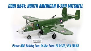 COBI 5541 North American B25B Mitchell review amp speed build [upl. by Victory]