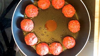 Boulettes de bœuf  7 astuces pour avoir des boulettes moelleuses et savoureuses  sauce tomate [upl. by Nidak]