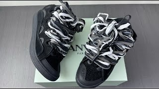 11 LANVIN CURB SNEAKER UNBOXING amp REVIEW GOOD IDEA FOR CHRISTMAS GIFT [upl. by Lugar]