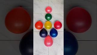 8 Metallic Water Colorful Balloons Reverse Video balloonpop balloonpopping waterballoons [upl. by Foley]