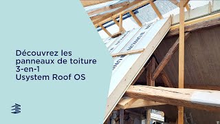 Découvrez les panneaux de toiture 3en1 Usystem Roof OS dUnilin [upl. by Atinehs]