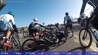 Tour de Murrieta 2024 Grand Prix w crash [upl. by Ased]