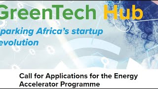 Apply Now for the UNDP Timbuktoo GreenTech Startup Accelerator Programme [upl. by Navek]