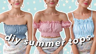 DIY SUMMER CROP TOPS  Regine Morales [upl. by Gallard]