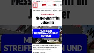 Und der Nächste Messermann JOBCENTER Tübingen mannheim bürgergeld hartziv jobcenter [upl. by Angelle]