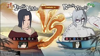 Sasuke y itachi edo tensei vs kabuto modo sabio y orochimaru [upl. by Aicnatsnoc]