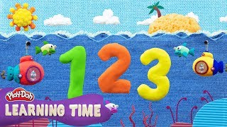 Play Doh Videos  The Numbers Song Count with Me  PlayDoh Learning Time Nursery Rhymes [upl. by Akamaozu]