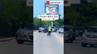 See the full Presidential Motorcade of President William Ruto [upl. by Anyr]