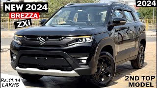 NEW 2024 BREZZA ZXi IS HERE  MARUTI SUZUKI BREZZA ZXI  BREZZA 2ND TOP MODEL  BREZZA 2024 REVIEW [upl. by Baugh815]