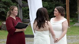 Lauren amp Alyssa  Wedding Ceremony Video  Saunders Farm in Ottawa Ontario [upl. by Annawoj654]