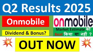 ONMOBILE Q2 results 2025  ONMOBILE GLOBAL results today  ONMOBILE GLOBAL Share News  ONMOBILE [upl. by Eibocaj578]