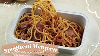 Spaghetti ini bikin kamu MENJERITpedas enak dan bikin nagiiiih [upl. by Nyleek595]