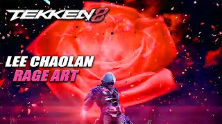 Tekken 8 Lee chaolan Rage art [upl. by Leno]