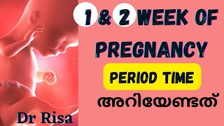 Pregnancy Week by Week Malayalam  1 amp 2 Week of pregnancy  Pregnancy Symptoms in 1 amp 2 Week [upl. by Ojeibbob131]