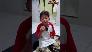 AZKA MAKAN POCKY BEKAS TIAN😅🤣🤪 trending comedy humorsegar funny shorts [upl. by Nednal]