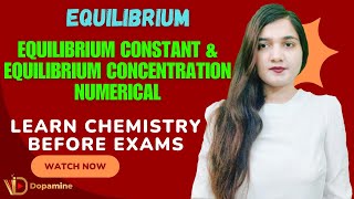 Equilibrium 2  Equilibrium Constant amp Equilibrium Concentration Numerical  Chemistry  NEET JEE [upl. by Teik]