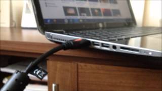 How To Connect Your LaptopComputer Using A HDMI Cable [upl. by Moule836]