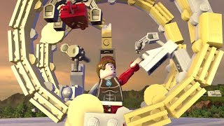 All Iron Man Transformations amp SuitUps in LEGO Marvels Avengers [upl. by Ahsiened]