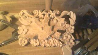 Leaves and LadybugsWood Carving Stages [upl. by Ribaudo693]