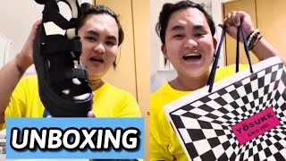 UNBOXING 😱  Grabe ang Mahal pala nito 🫢  Thankyou so Much Mama Merry amp Papang 😭  Bakang Vlogs [upl. by Snevets]