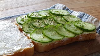 Musttry Cucumber Sandwich  Ready in 5 minutes [upl. by Phonsa86]