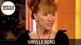 Sibylle Berg quotSchweinegrippe und sterben sind in Ordnungquot  Die Harald Schmidt Show ARD [upl. by Hitchcock448]