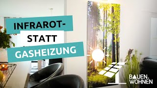 Infrarotheizung Familie spart 40 Prozent Energiekosten [upl. by Cinda91]