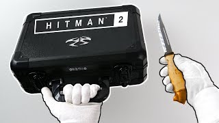 Unboxing Hitman 2 Ultra Rare Press Kit Limited PS4 Collectors Edition [upl. by Anirbac]