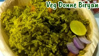 Veg Donne Biryani  Bangalore special Veg biryani [upl. by Goodkin]