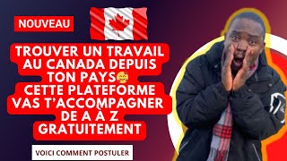 Recrutement de travailleurs international au Canada  cette plateforme vas taccompagner de A à Z [upl. by Asirb]