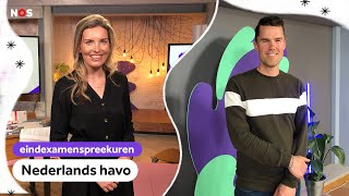 Examenspreekuur Nederlands havo met docenten Arnoud en Linda [upl. by Apollo]